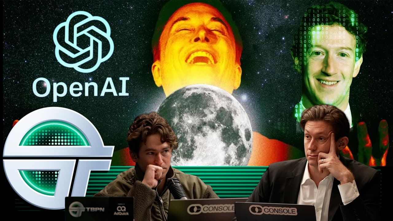 SpaceX’s Lunar Mass Driver, OpenAI Hires Meta’s Top Ad Exec, Zuck Builds CEO Agent | Diet TBPN