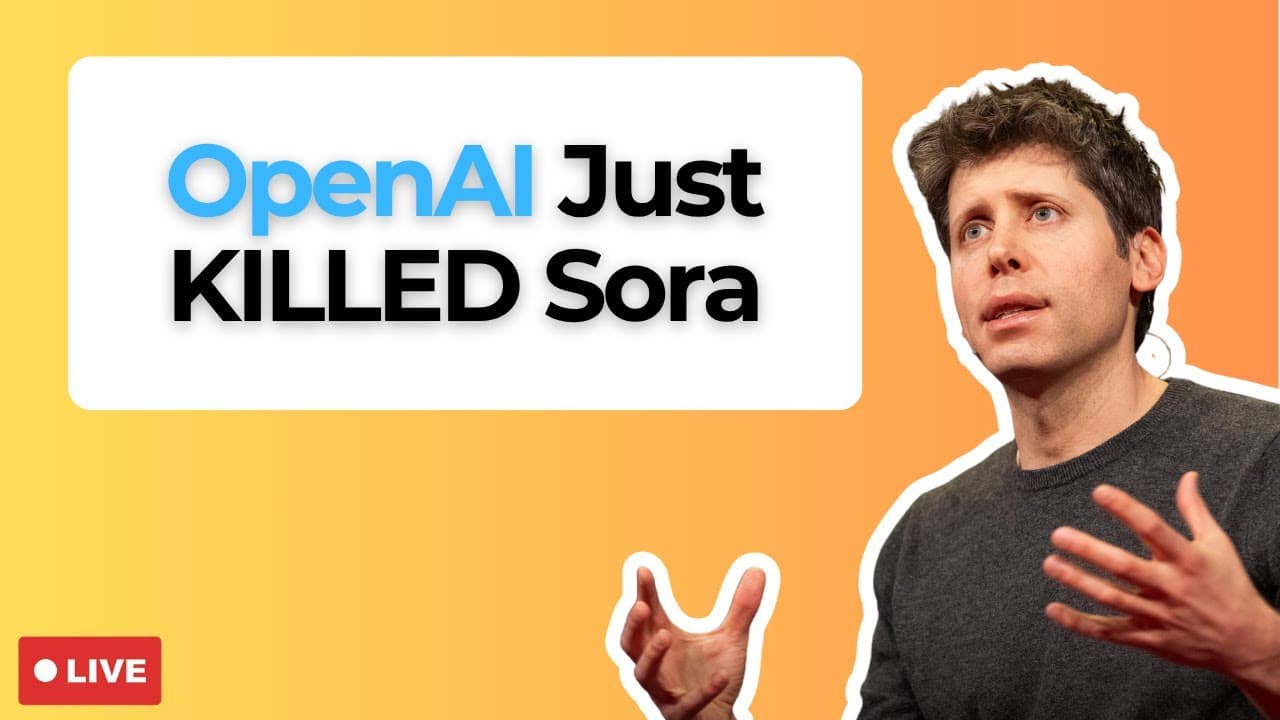LIVE: OpenAI Shutting Down Sora!! It's OVER. Also I'm running Opus 4.6 locally????