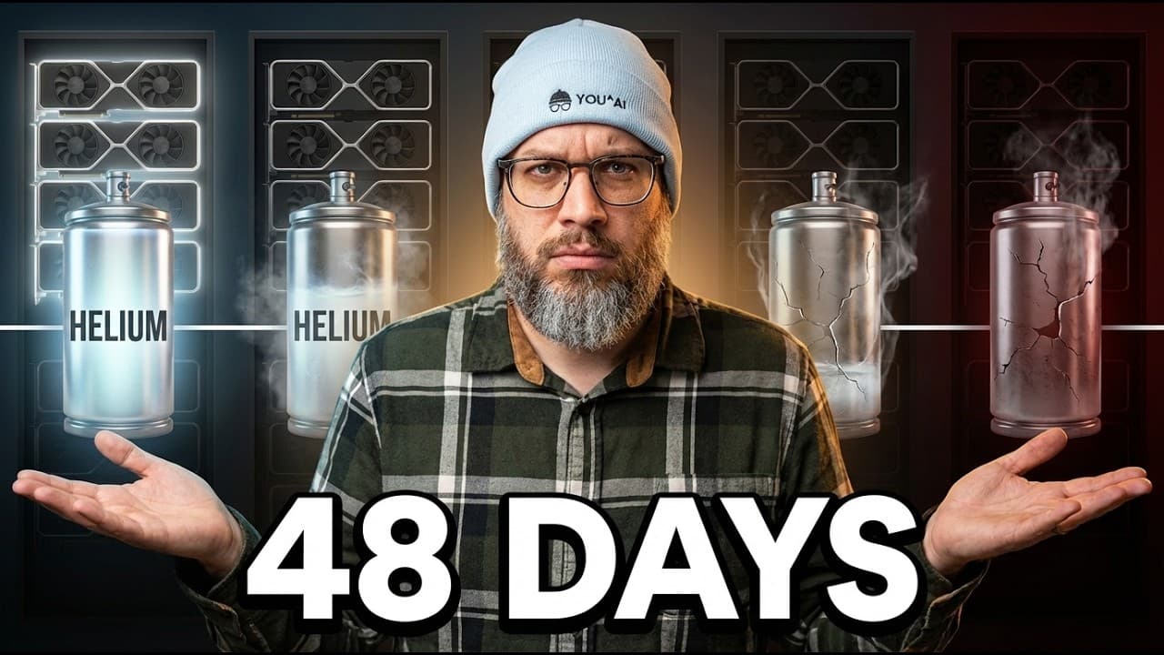 48 Days. That's How Long Before the Helium Runs Out for AI Chips.